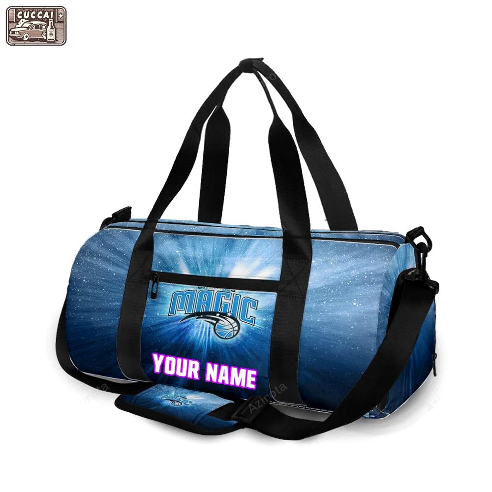 Orlando magic blue galaxy personalized name travel bag gym bag 708 Travel Bag