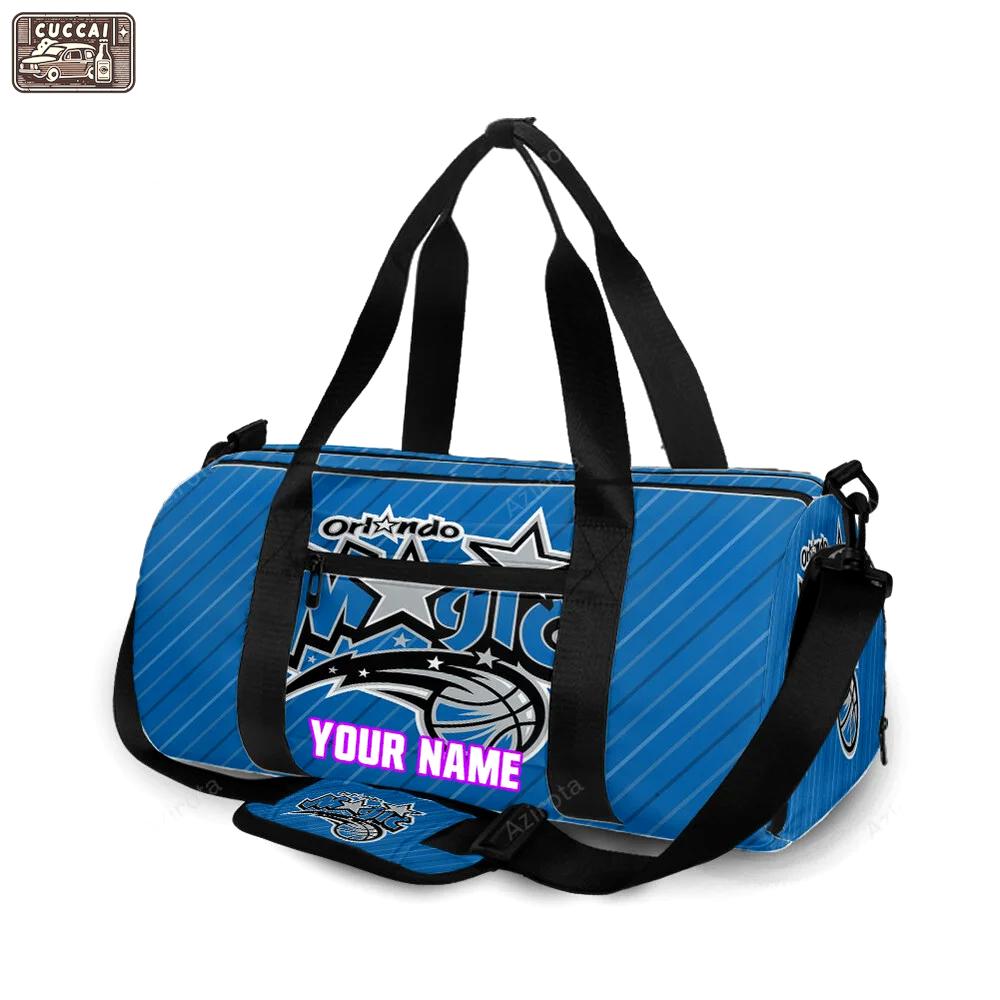 Orlando magic blue personalized name travel bag gym bag 1427 Travel Bag