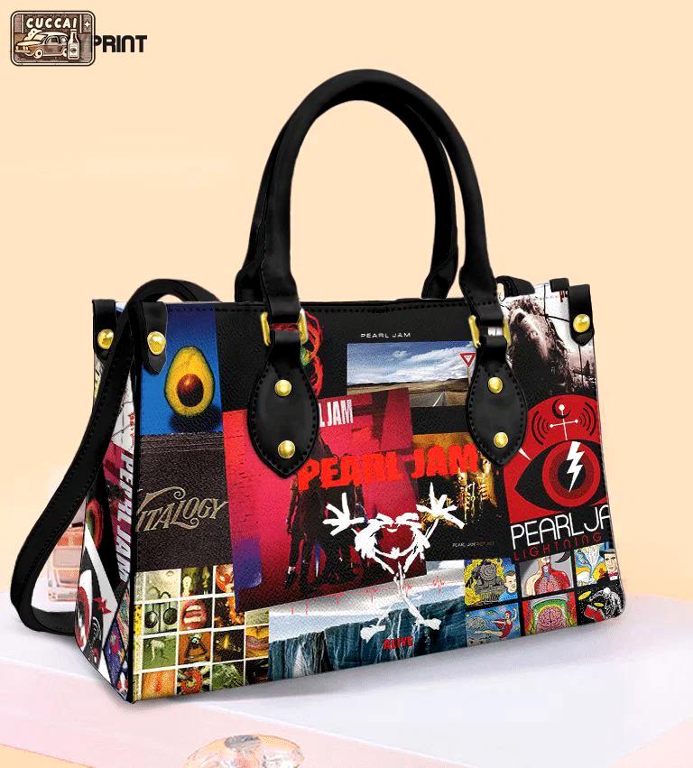 Pearl jam leather  handbag gift for  women 3015 Women Leather Hand Bag