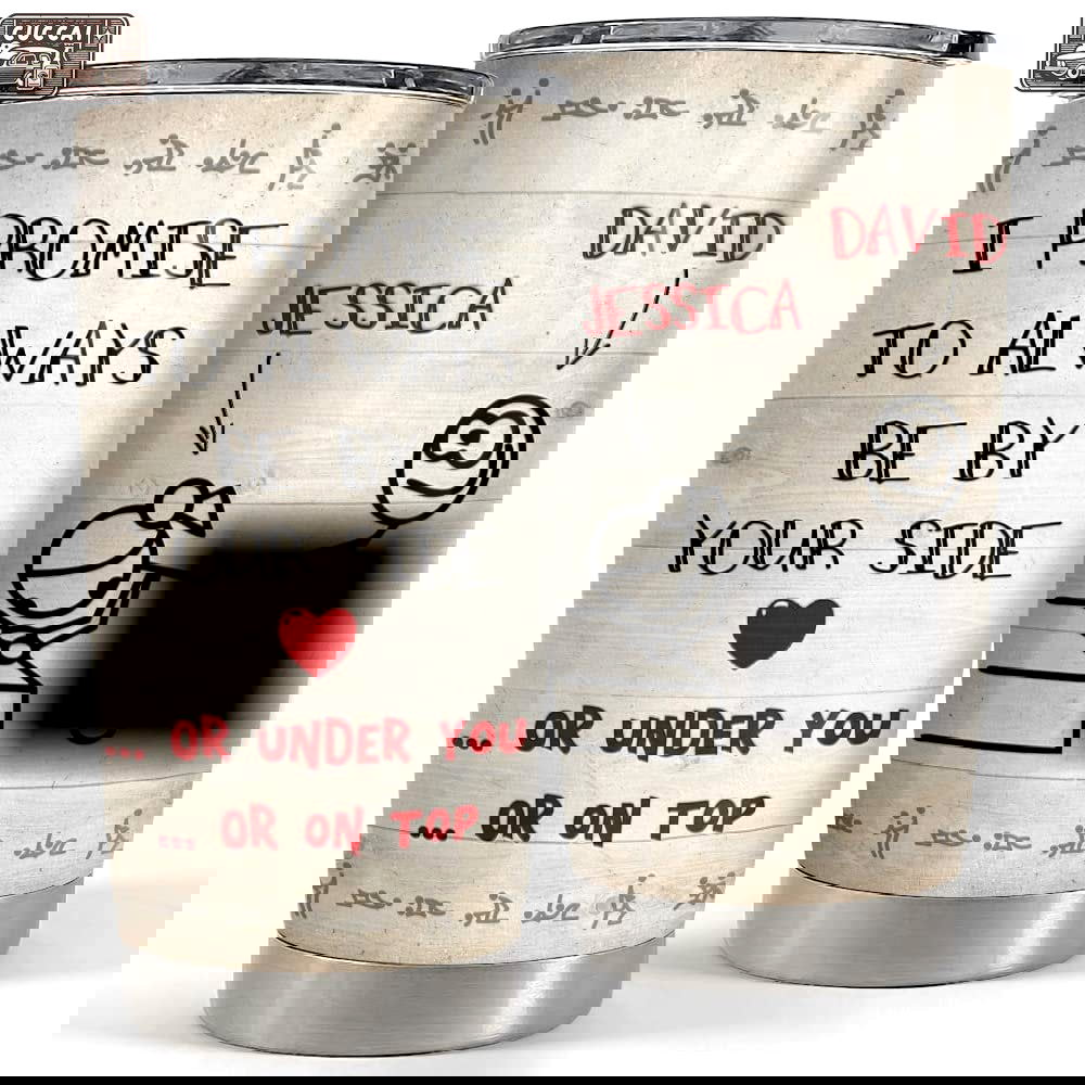 Personalized couple tumbler funny valentine gift for husband wife Personalized Tumbler