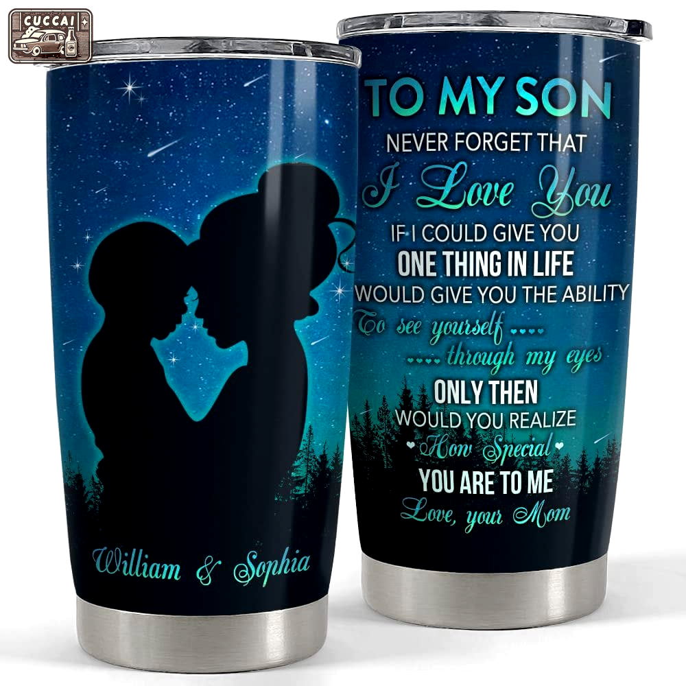 Personalized son gifts tumbler from mom dad for kid boy best gift Personalized Tumbler
