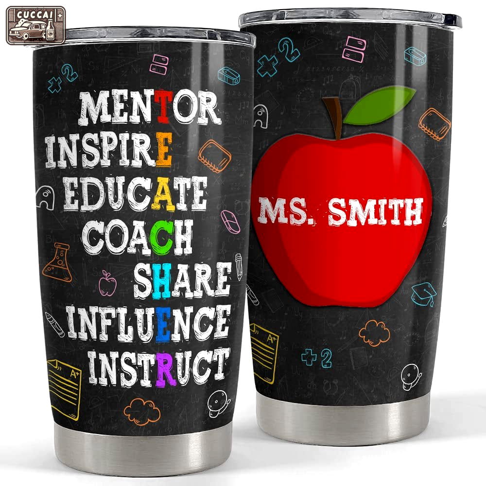 Personalized teacher tumbler teacher appreciation gift ideas Personalized Tumbler
