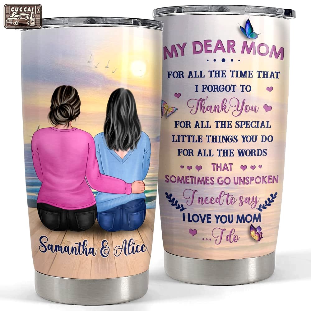 Personalized tumbler for mom daughter and mother for mama women Personalized Tumbler
