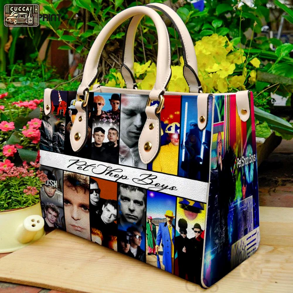 Pet shop boys leather bag for women gift 760 Women Leather Hand Bag
