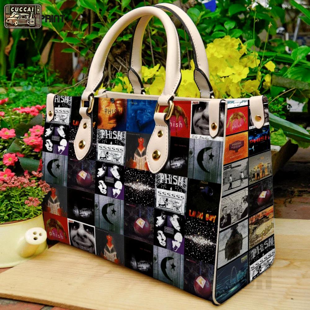 Phish band leather hand bag gift for women’s day: perfect women s day gift for ch limited edition 3767 Women Leather Hand Bag