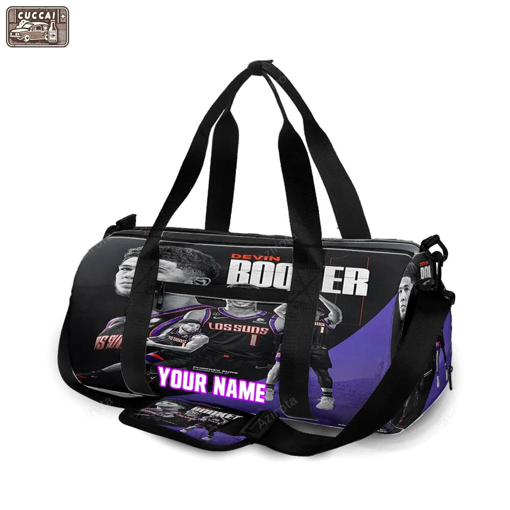 Phoenix suns devin booker 1 v2 personalized name travel bag gym bag 2237 Travel Bag