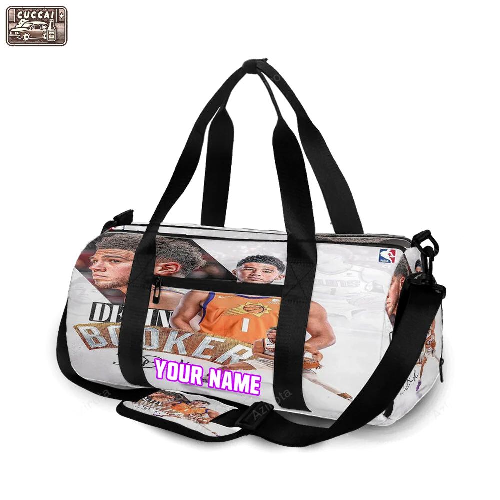 Phoenix suns devin booker 1 v5 personalized name travel bag gym bag 2177 Travel Bag
