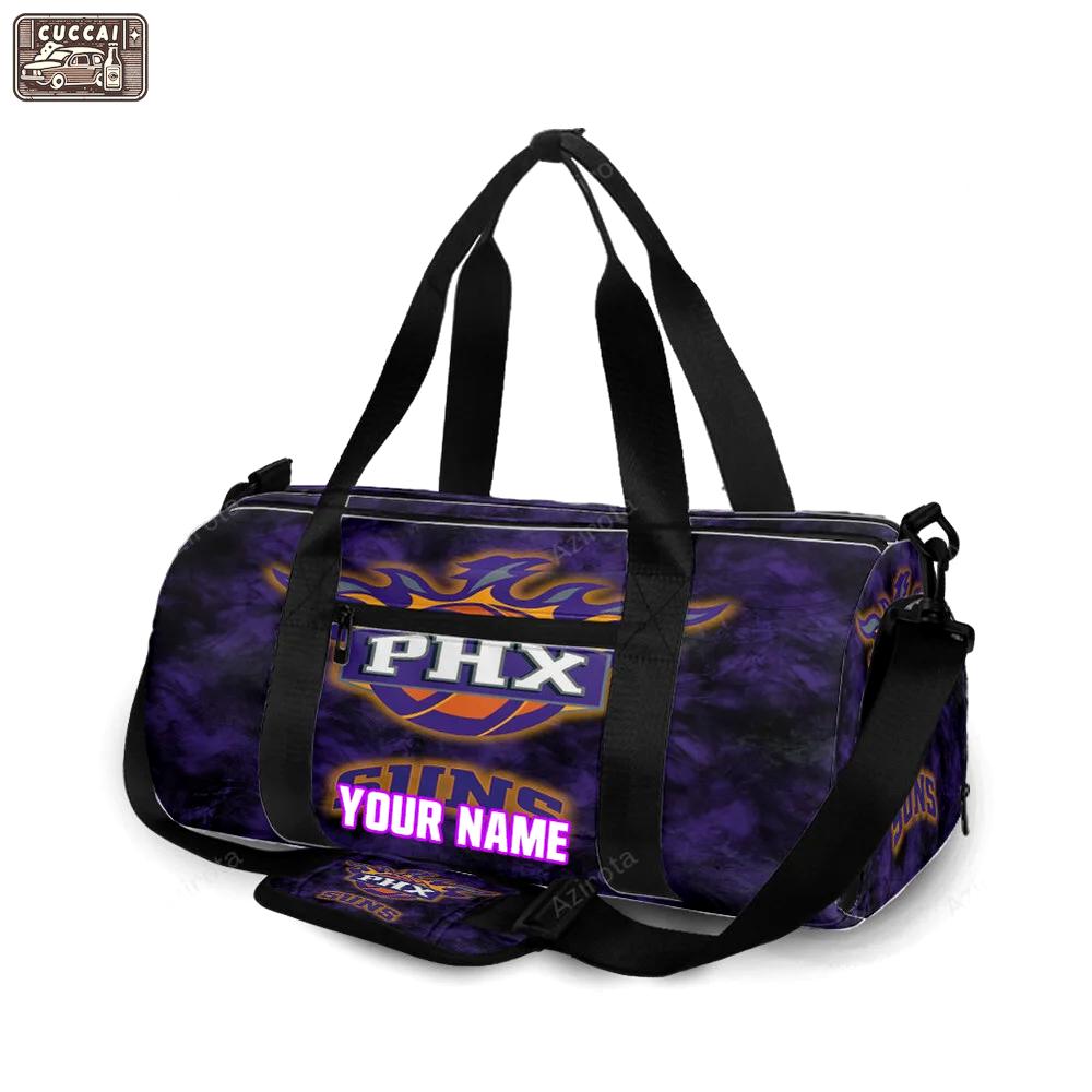 Phoenix suns emblem v7 personalized name travel bag gym bag 2341 Travel Bag