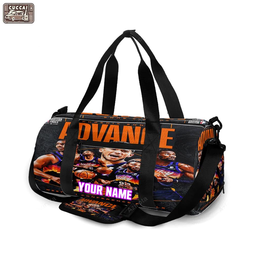 Phoenix suns team v15 personalized name travel bag gym bag 2324 Travel Bag
