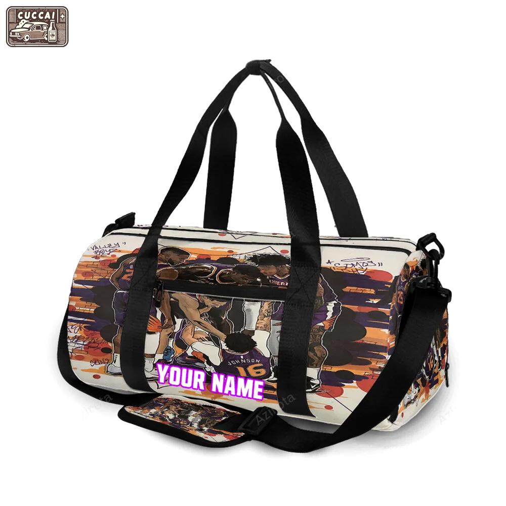 Phoenix suns team v2 personalized name travel bag gym bag 2407 Travel Bag
