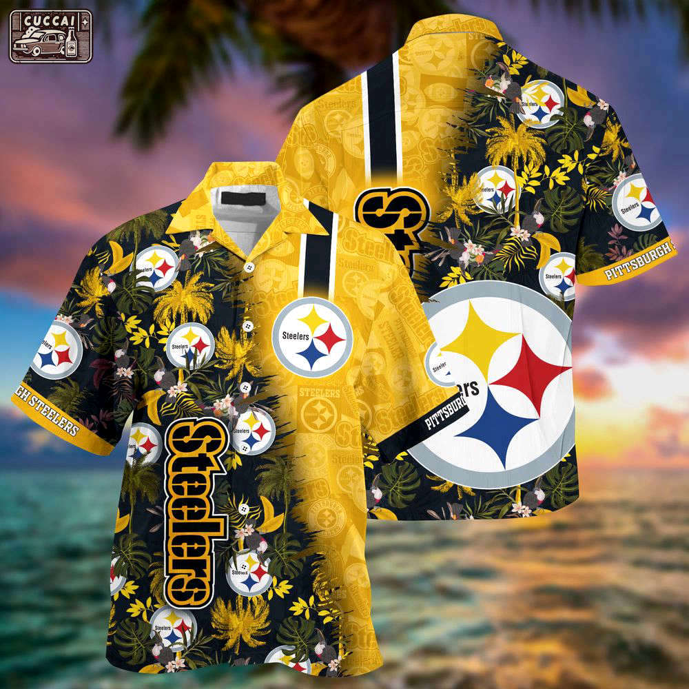 Pittsburgh steelers nfl-summer hawaii shirt and shorts for your loved ones Hawaii Shirt