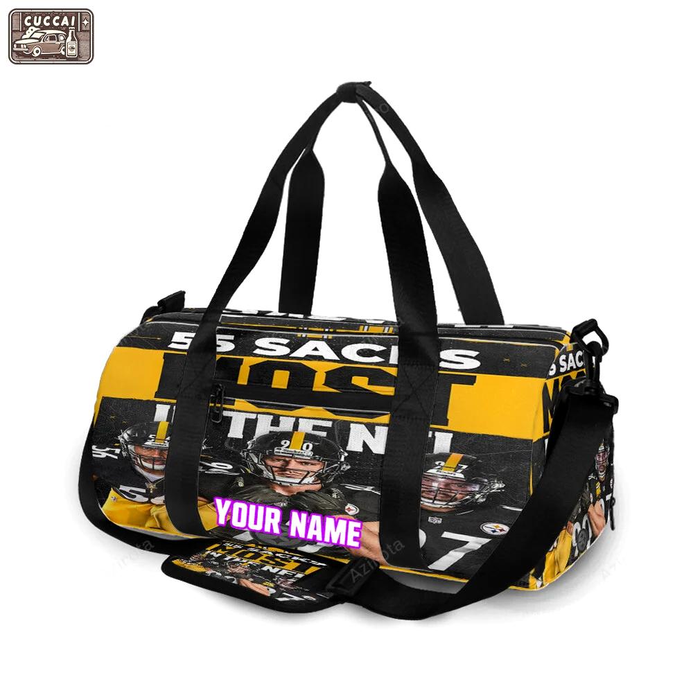 Pittsburgh steelers players team m3 personalized name travel bag gym bag 670 Travel Bag