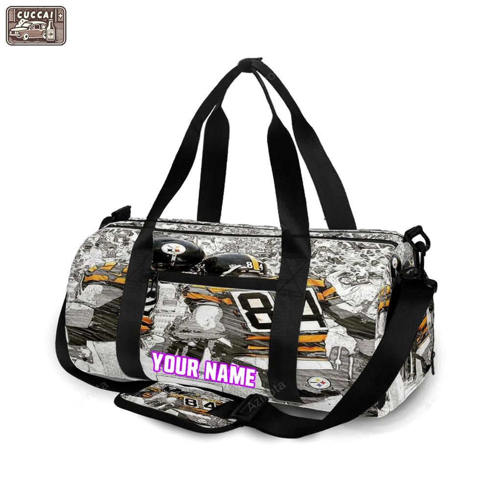 Pittsburgh steelers players team m4 personalized name travel bag gym bag 426 Travel Bag