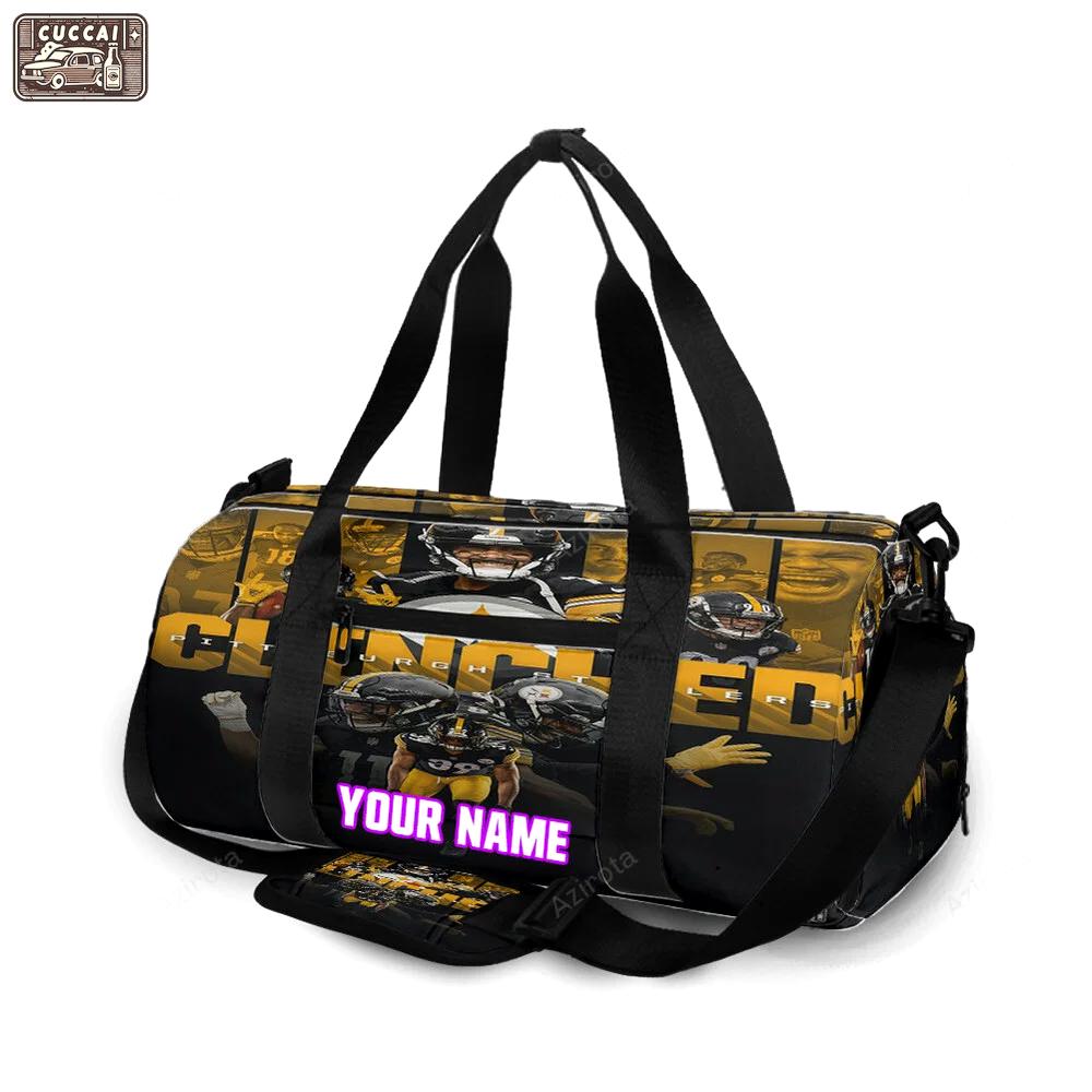 Pittsburgh steelers players team m6 personalized name travel bag gym bag 1291 Travel Bag