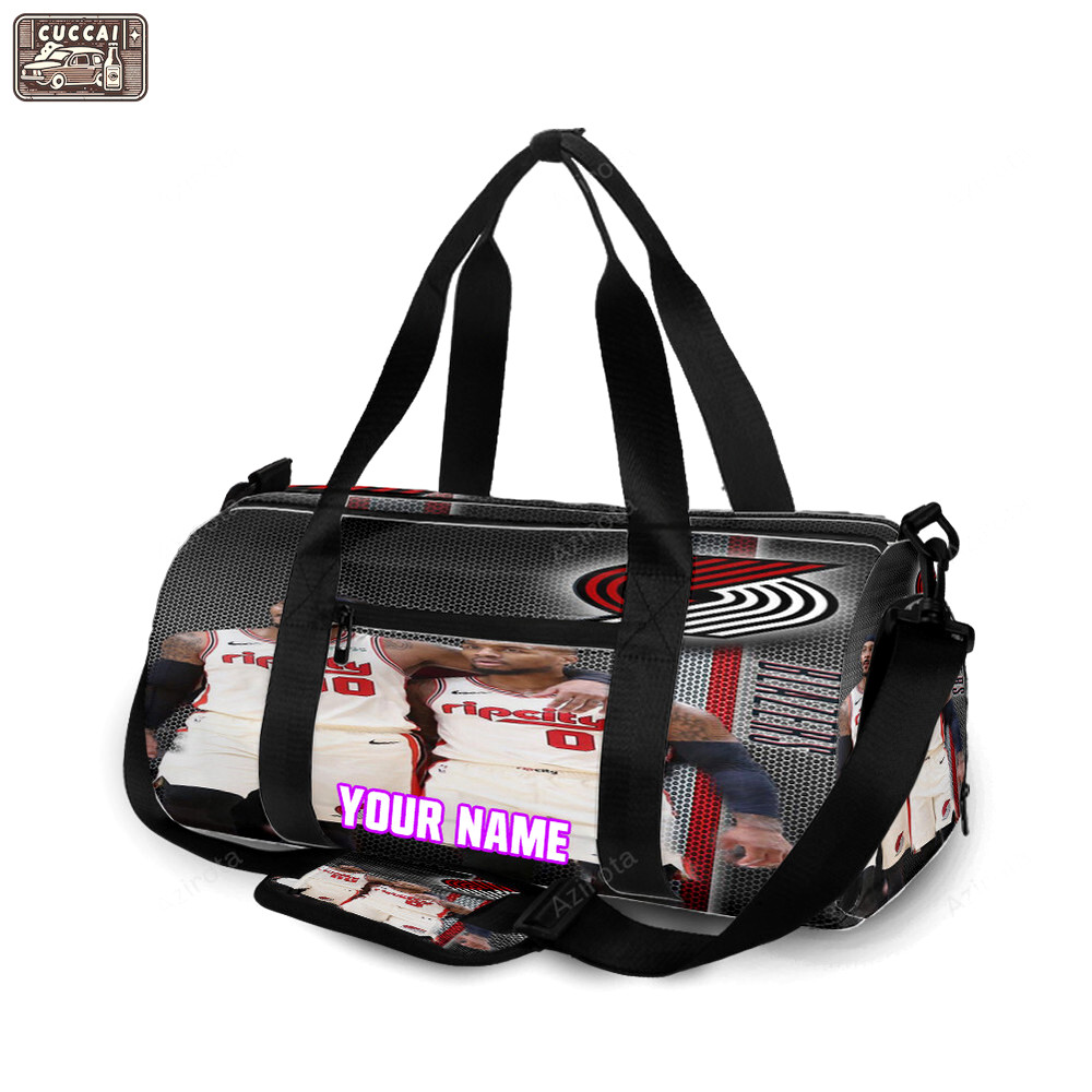 Portland trail blazers all players6 personalized name travel bag gym bag 2252 Travel Bag