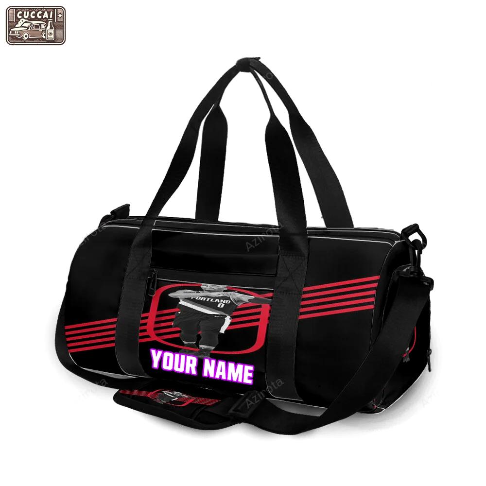 Portland trail blazers carmelo anthony3 personalized name travel bag gym bag 2274 Travel Bag