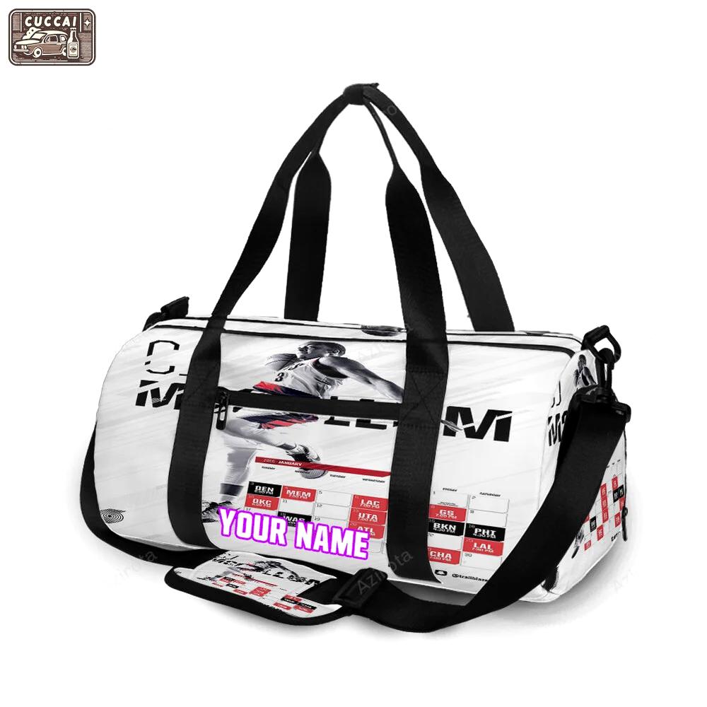 Portland trail blazers cj mccollum1 personalized name travel bag gym bag 2351 Travel Bag
