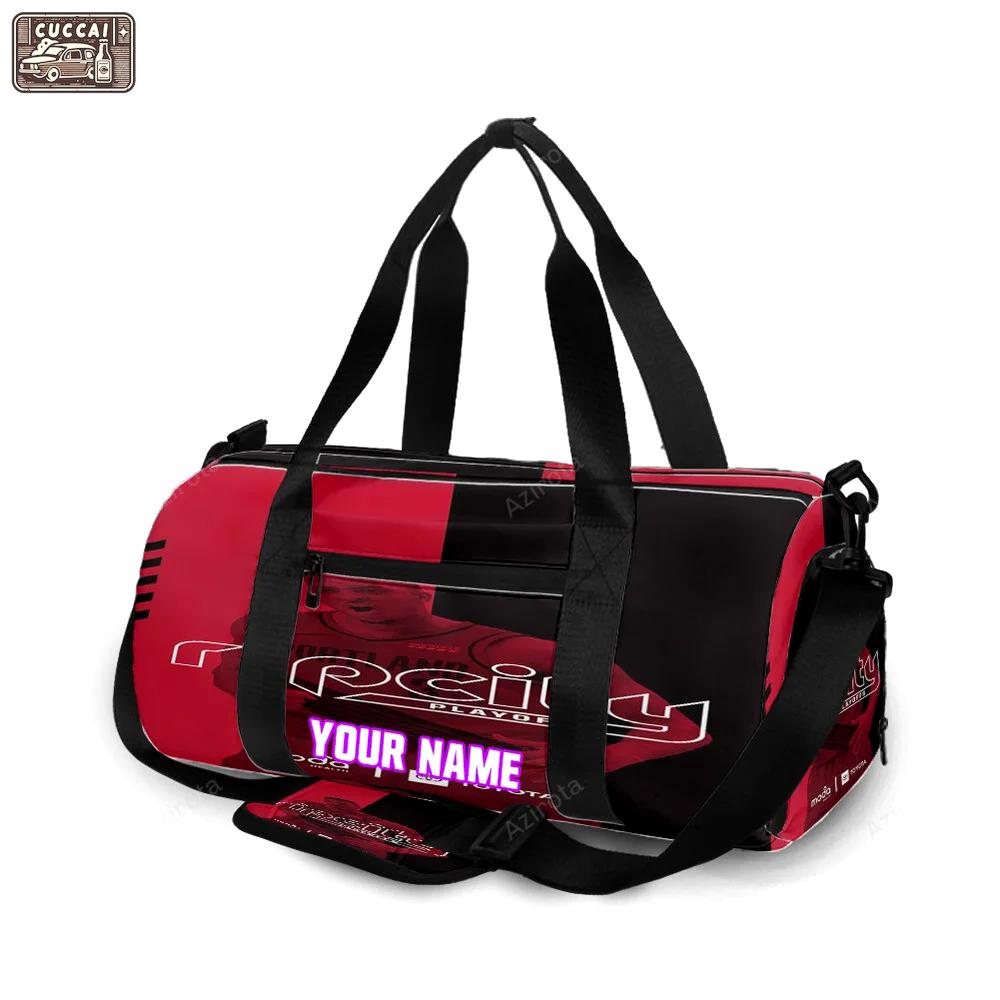 Portland trail blazers cj mccollum3 personalized name travel bag gym bag 2328 Travel Bag