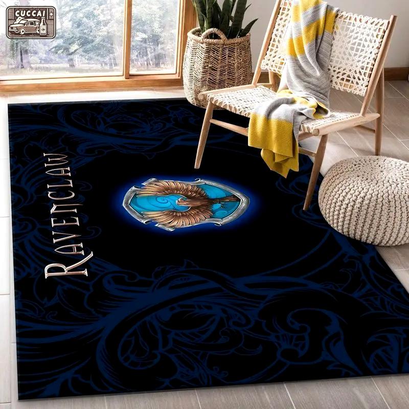 Ravenclaw harry potter 5 area rug living room and bed room rug rug regtangle carpet floor decor home decor Rectangle Rug