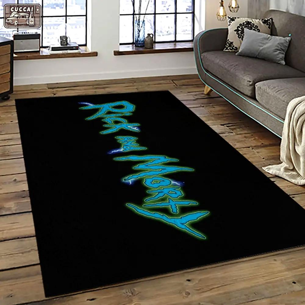 Rick and morty cartoon tv show retangle carpet area rug home decor best gift for family rm2 Rectangle Rug