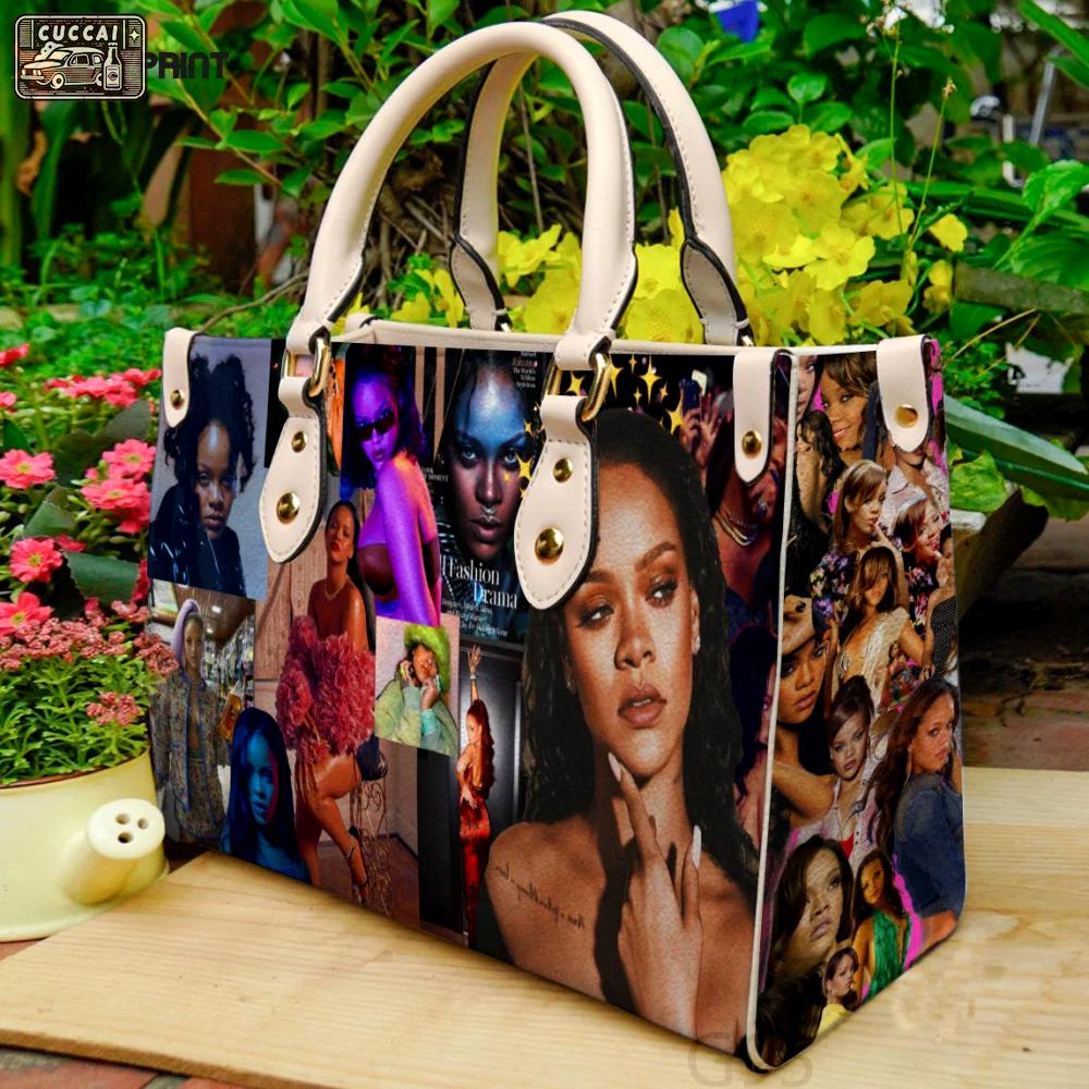 Rihanna lover leather hand bag gift for women’s day: perfect women s day gift g95 3622 Women Leather Hand Bag