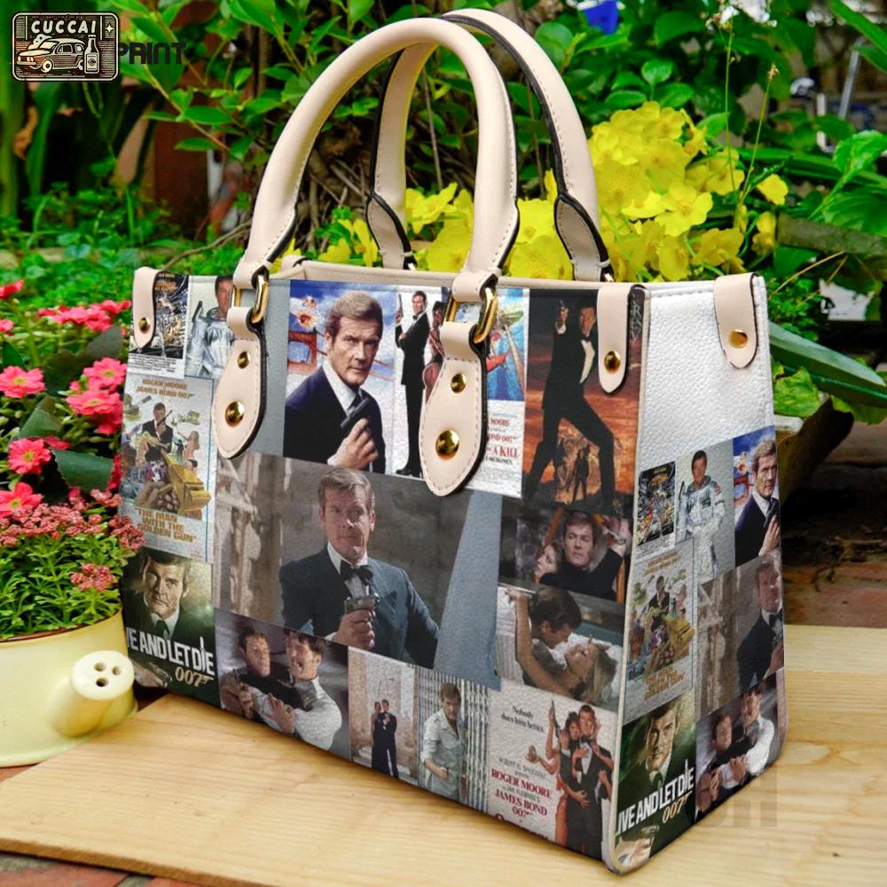 Roger moore leather bag for women gift 1525 Women Leather Hand Bag