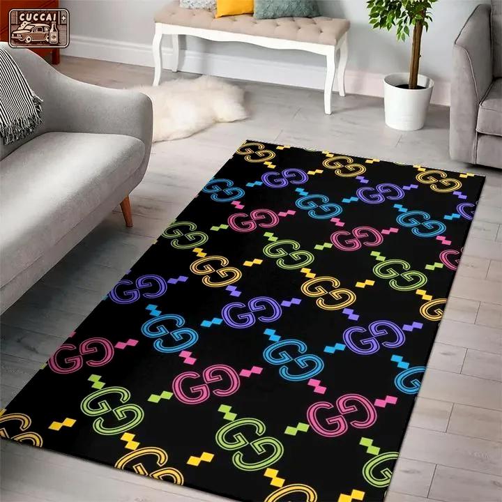 Rugs in living room and bedroom - Gucci colorful luxury area rug for living room bedroom carpet home decorations mat type 3 Rectangle Rug