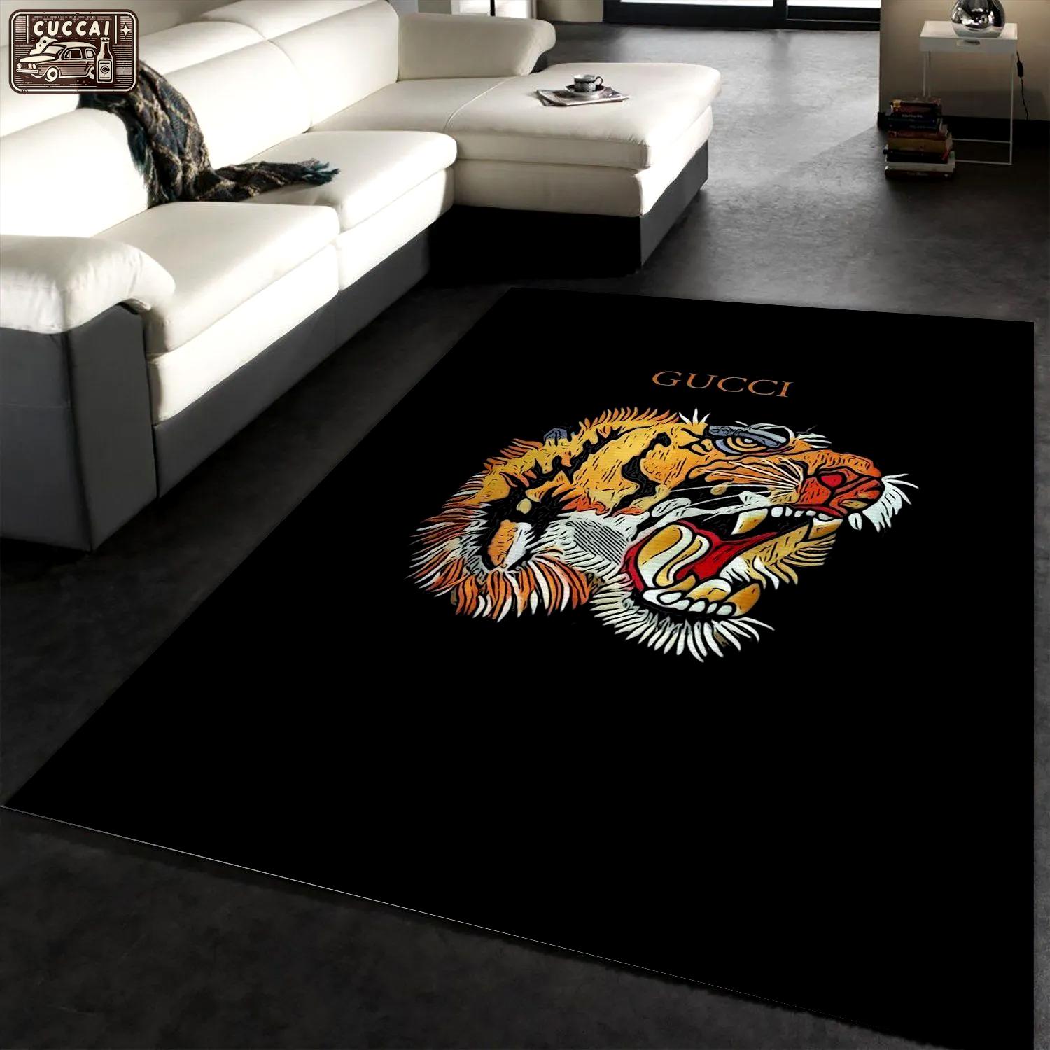 Rugs in living room and bedroom - Gucci tiger luxury area rug 03 for living room bedroom carpet floor mats keep warm in winter mat Rectangle Rug