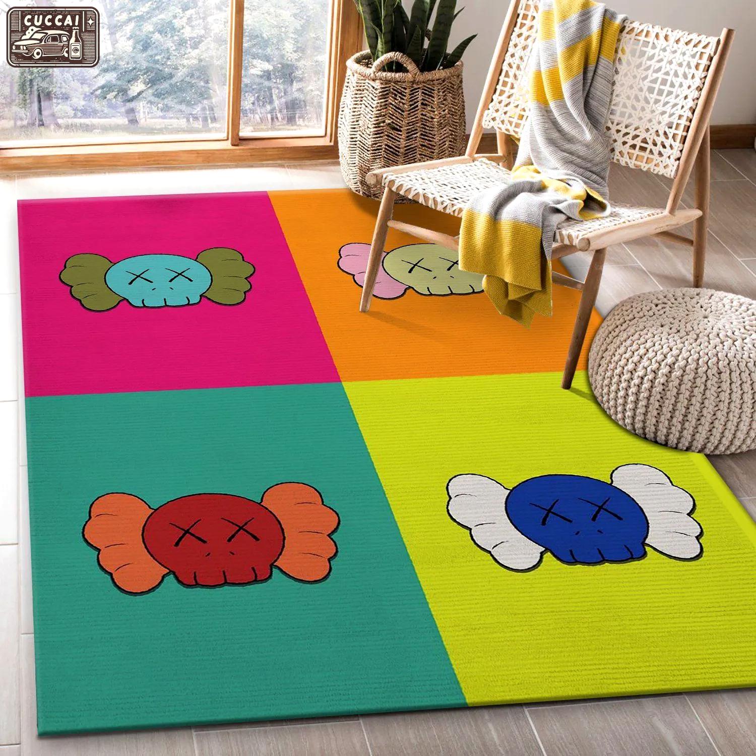 Rugs in living room and bedroom - Kaws area rugs living room rug christmas gift floor mats keep warm in winter Rectangle Rug