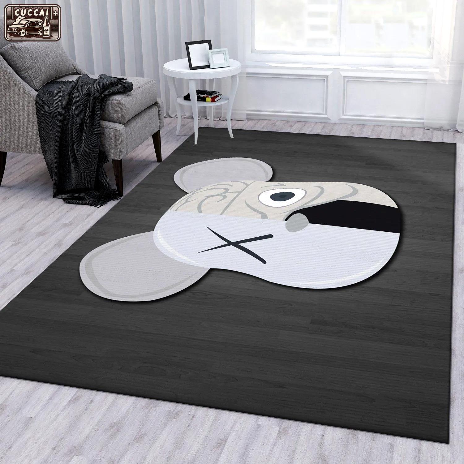 Rugs in living room and bedroom - Kaws ver3 rug living room rug carpet floor mats keep warm in winter Rectangle Rug