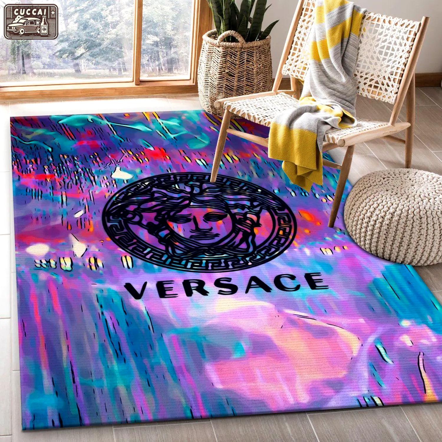 Rugs in living room and bedroom - Versace area rugs living room rug floor decor floor mats keep warm in winter Rectangle Rug