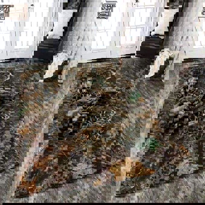 Rugs in living room and bedroom awesome deer hunting home decor rectangle area rug Rectangle Rug