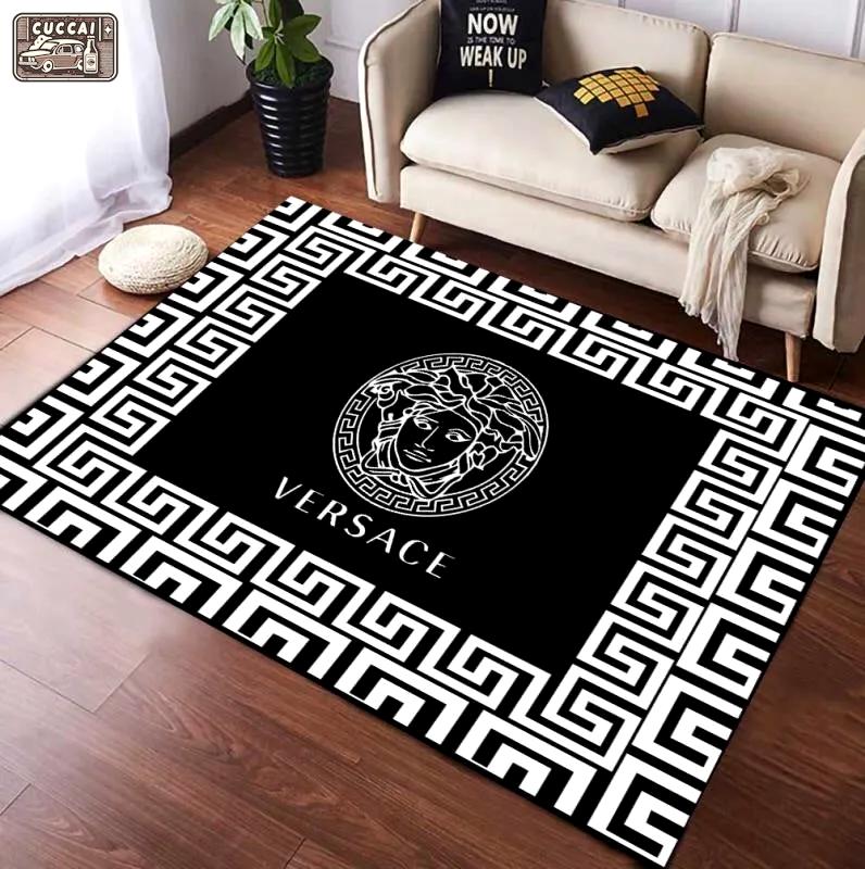 Rugs in living room and bedroom gianni versace luxury area rug for living room bedroom carpet home decorations mat type 1 Rectangle Rug