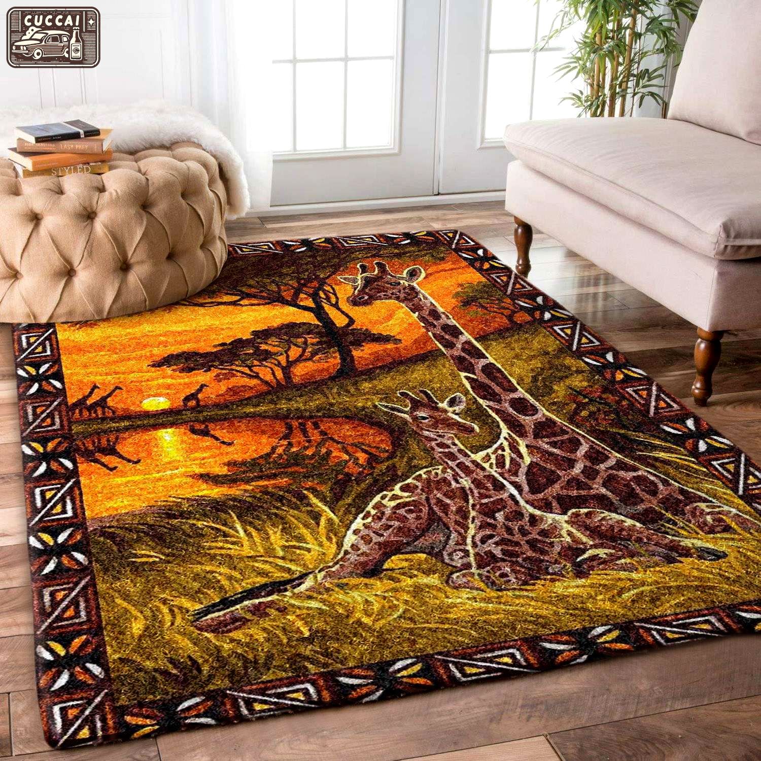 Rugs in living room and bedroom giraffe rug carpet Rectangle Rug