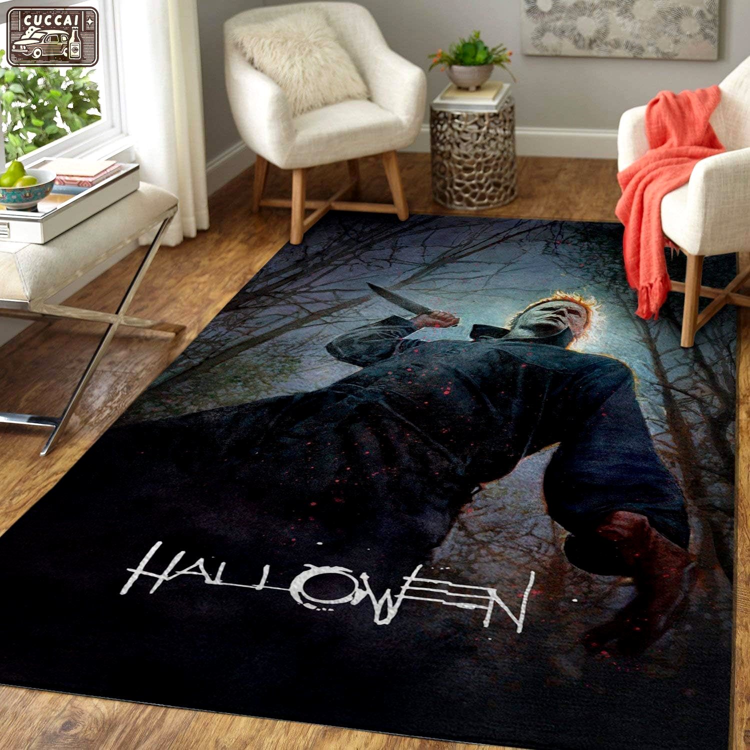Rugs in living room and bedroom michael myers halloween series carpet living room rugs Rectangle Rug