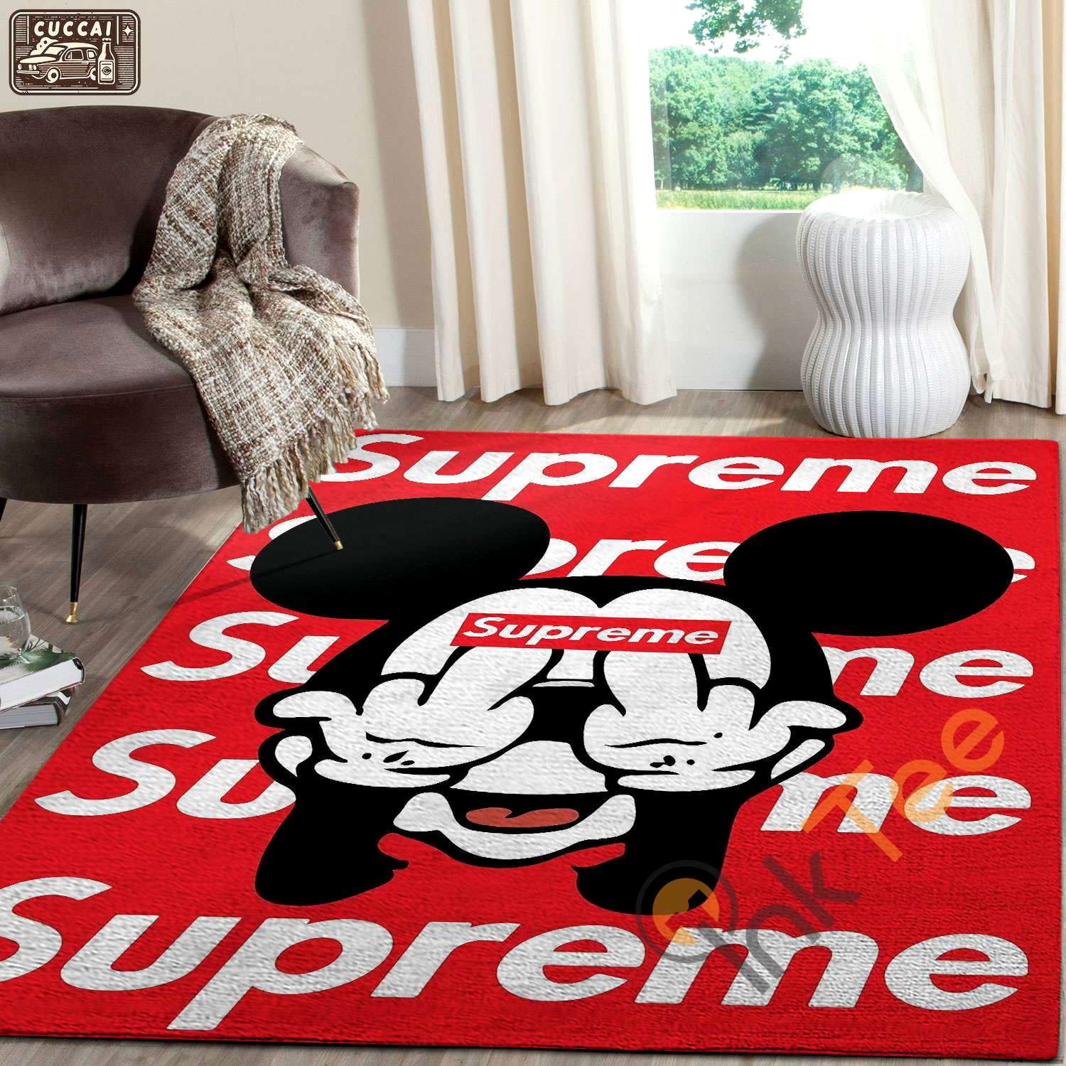 Rugs in living room and bedroom mickey mouse supreme Rectangle Rug