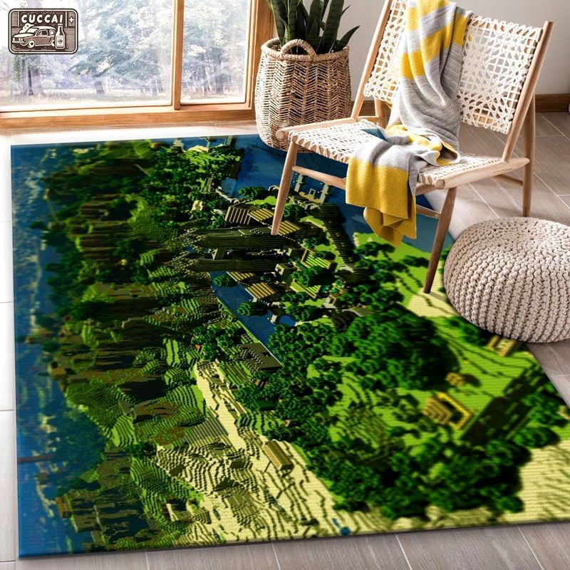 Rugs in living room and bedroom minecraft 18 area rug living room and bed room rug rug regtangle carpet floor decor home decor Rectangle Rug
