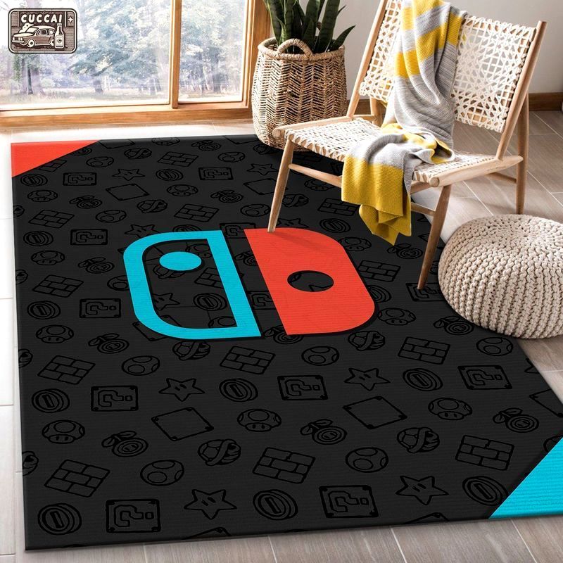 Rugs in living room and bedroom nintendo switch gaming area rug living room and bed room rug rug regtangle carpet floor decor home decor Rectangle Rug
