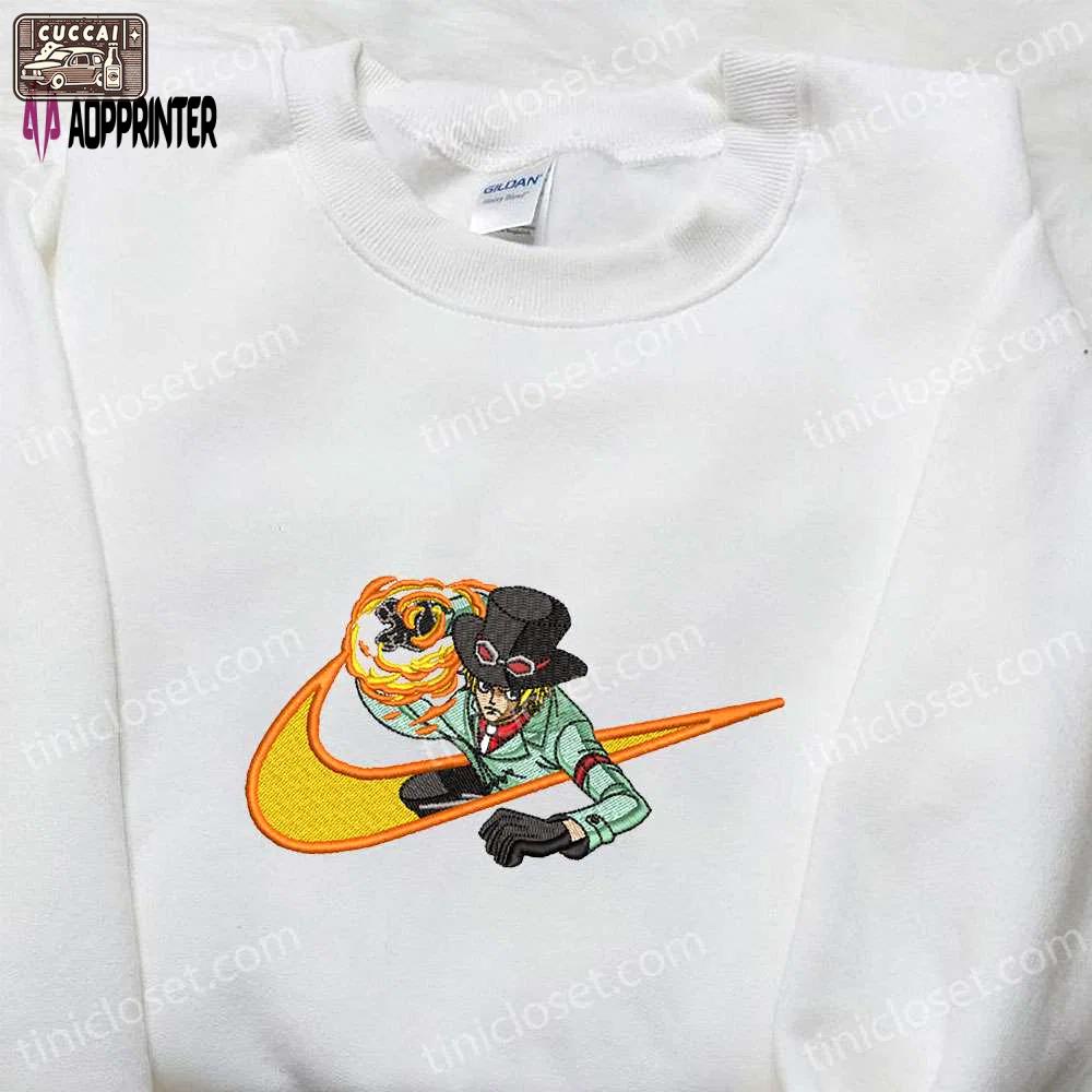 Sabo x nike embroidered tshirt one piece sweatshirt & custom hoodie: stand out with unique embroidery Embroidered Shirt