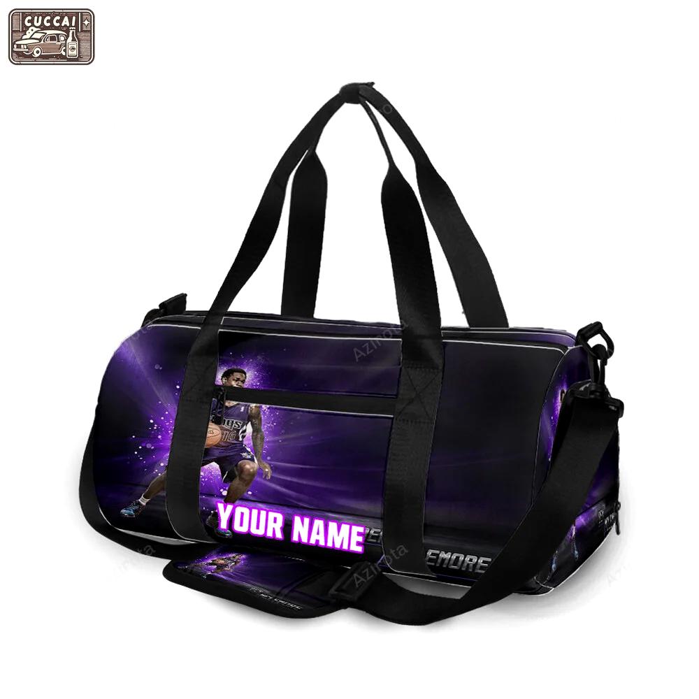 Sacramento kings ben mclemore 16 personalized name travel bag gym bag 2383 Travel Bag