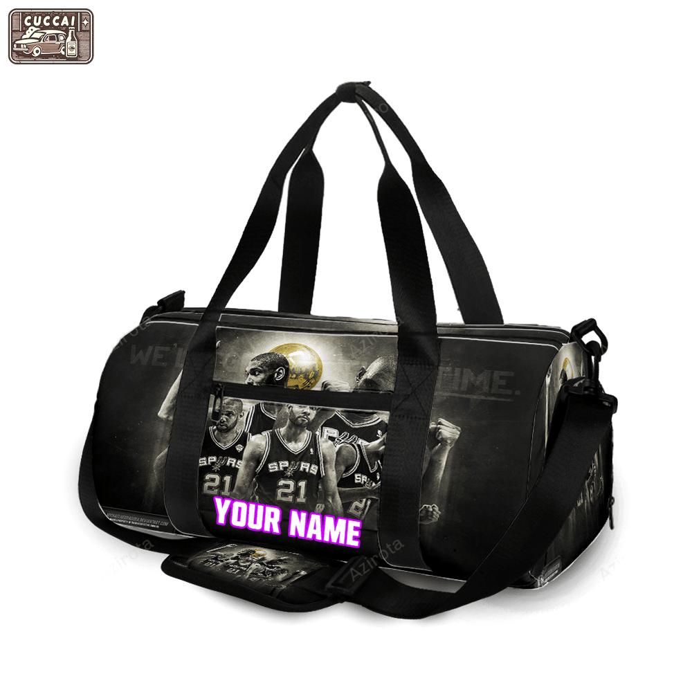 San antonio spurs all players11 personalized name travel bag gym bag 2325 Travel Bag