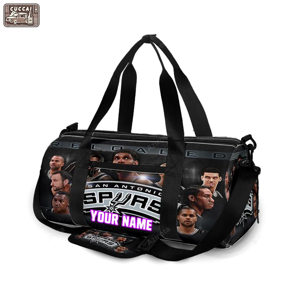 San antonio spurs all players8 personalized name travel bag gym bag 2371 Travel Bag