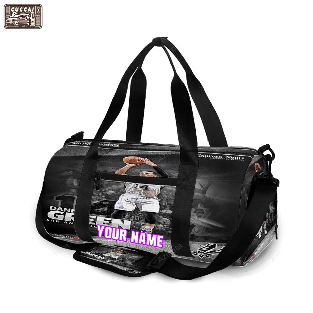 San antonio spurs danny green1 personalized name travel bag gym bag 2334 Travel Bag