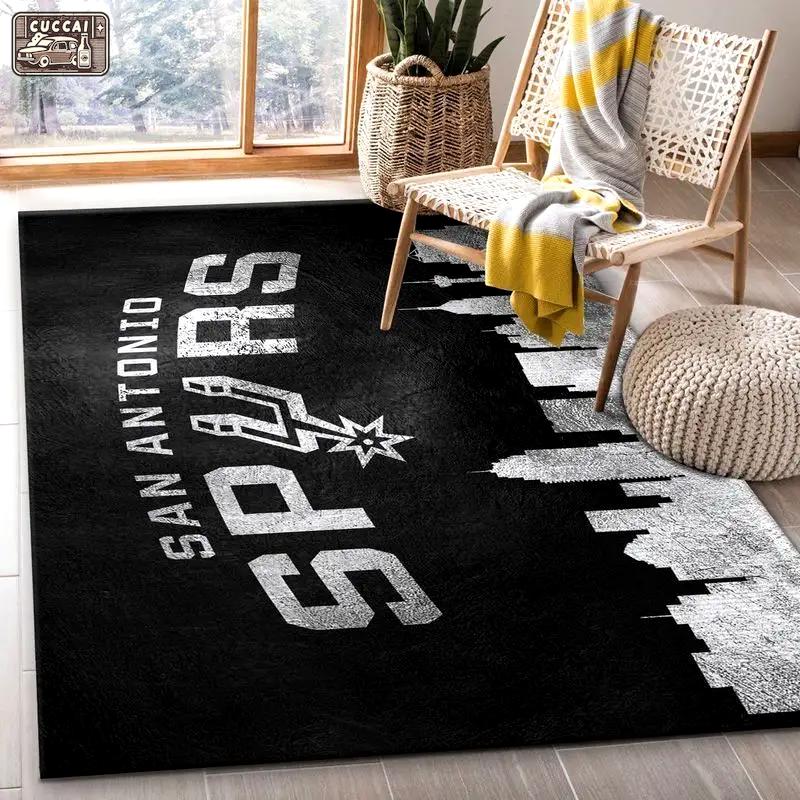 San antonio spurs nba 4 area rug living room bedroom rug rug regtangle carpet Rectangle Rug