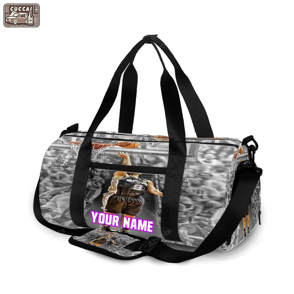 San antonio spurs tony parker2 personalized name travel bag gym bag 2412 Travel Bag
