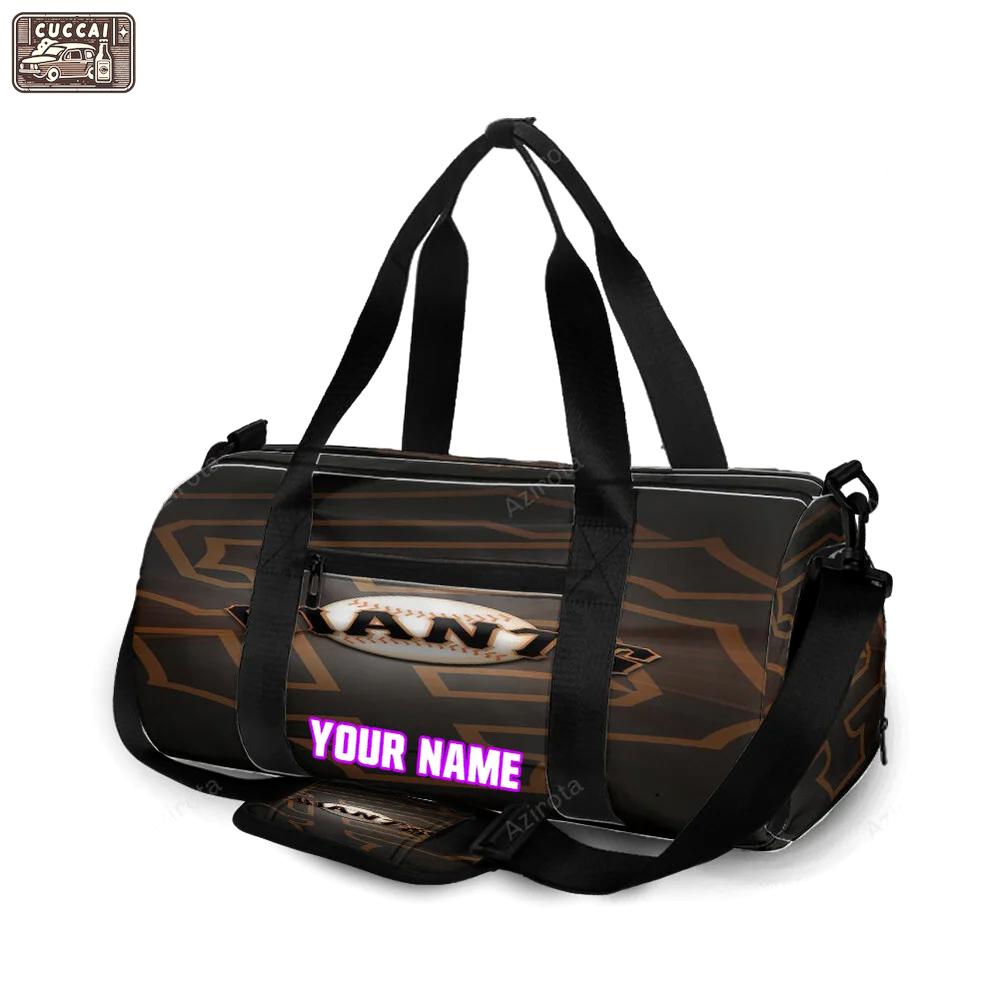 San francisco giants art 10 personalized name travel bag gym bag 2433 Travel Bag