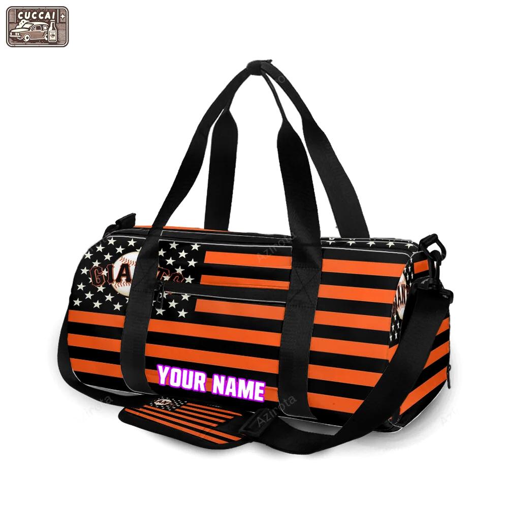 San francisco giants art 22 personalized name travel bag gym bag 2597 Travel Bag