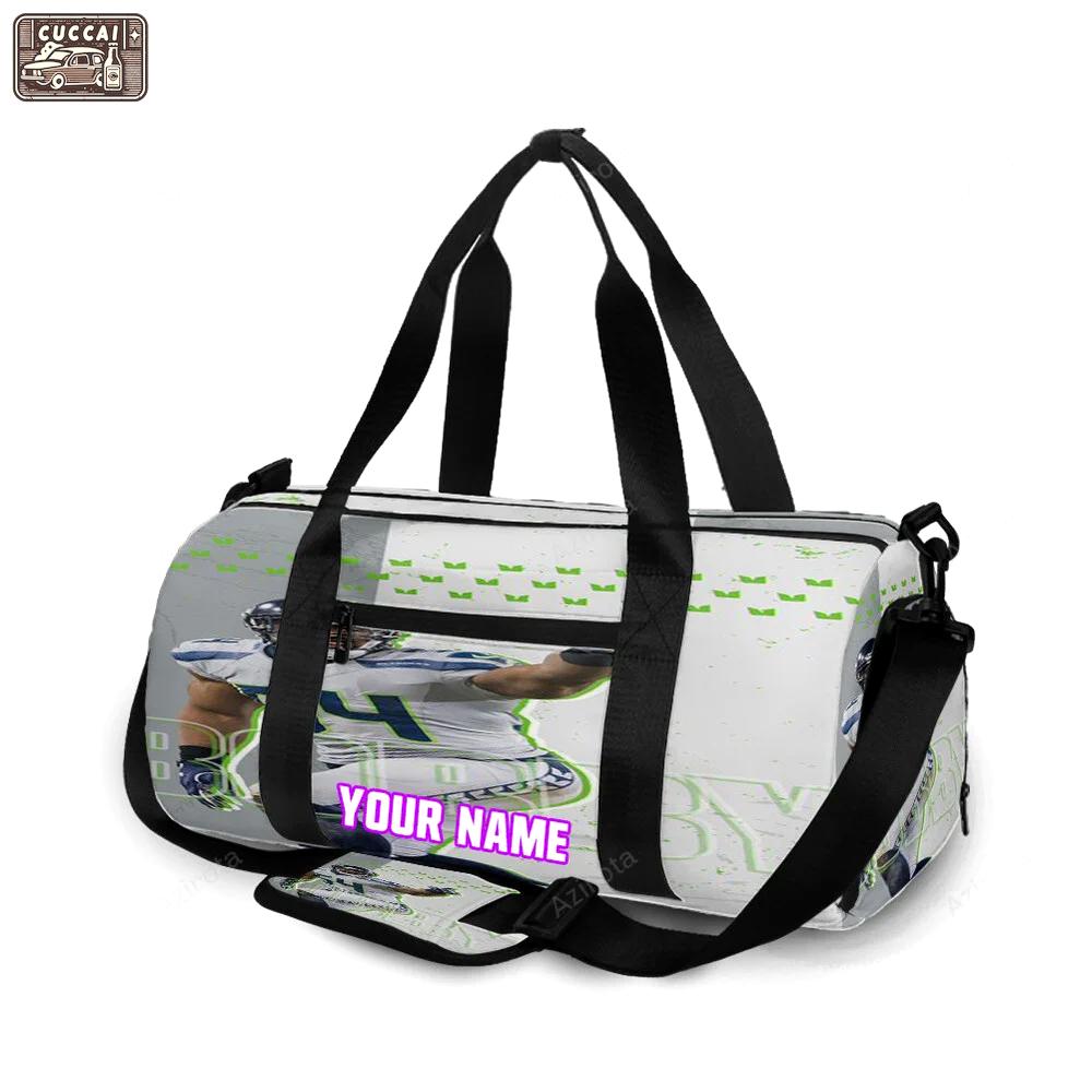 Seattle seahawks bobby wagner1 personalized name travel bag gym bag 2143 Travel Bag