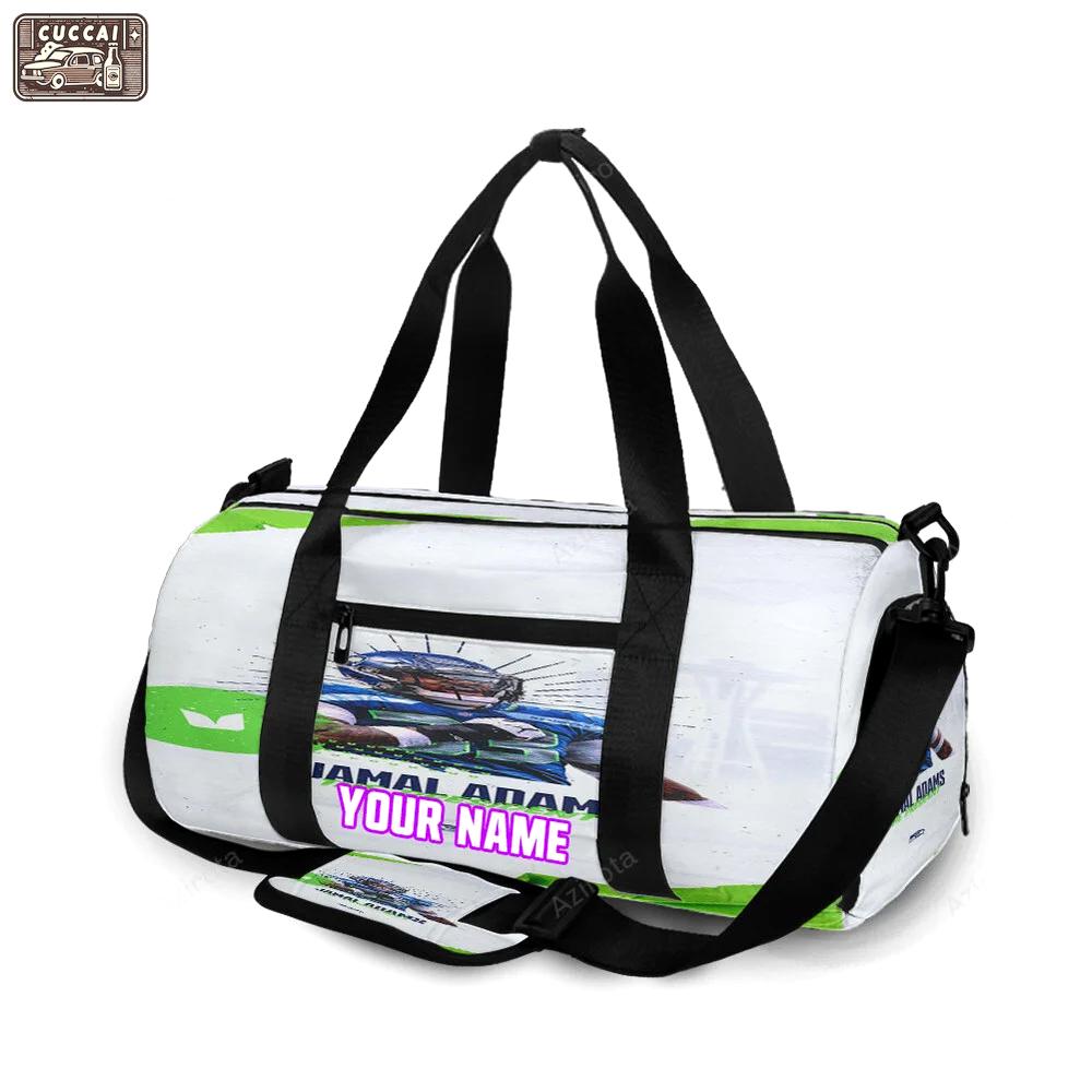 Seattle seahawks jamal adams1 personalized name travel bag gym bag 1679 Travel Bag