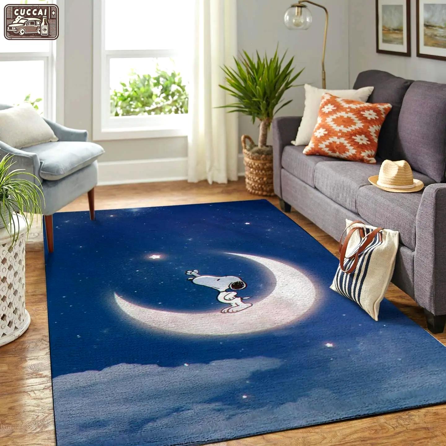 Snoopy area rugs the charlie brown and snoopy show floor home decor rcdd81f32119 rug regtangle carpet floor decor home decor Rectangle Rug